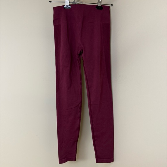New Sunzel Dark Cherry Ribbed Leggings - Picture 3 of 5